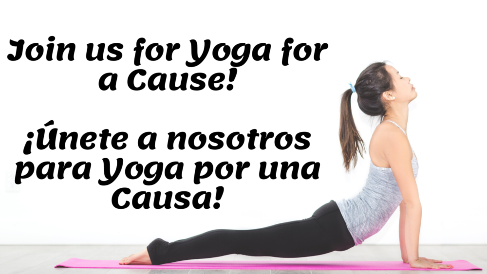 Yoga for a Cause flyer